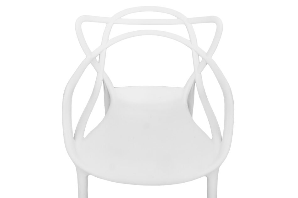 SLIMBI Krzesło modern plastikowe białe biały - zdjęcie 3