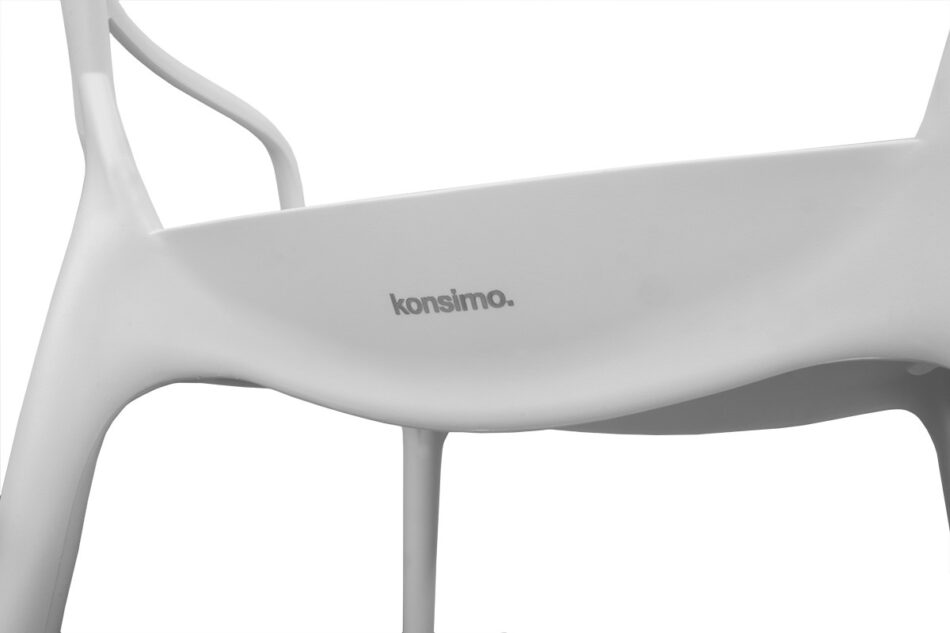 SLIMBI Krzesło modern plastikowe białe biały - zdjęcie 6