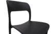 MALTE Nowoczesne krzesło plastikowe czarne czarny - zdjęcie 5