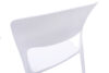 MALTE Nowoczesne krzesło plastikowe białe biały - zdjęcie 5