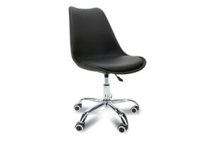 MOTUS, https://konsimo.pl/kolekcja/motus/ Czarne krzesło obrotowe czarny - zdjęcie