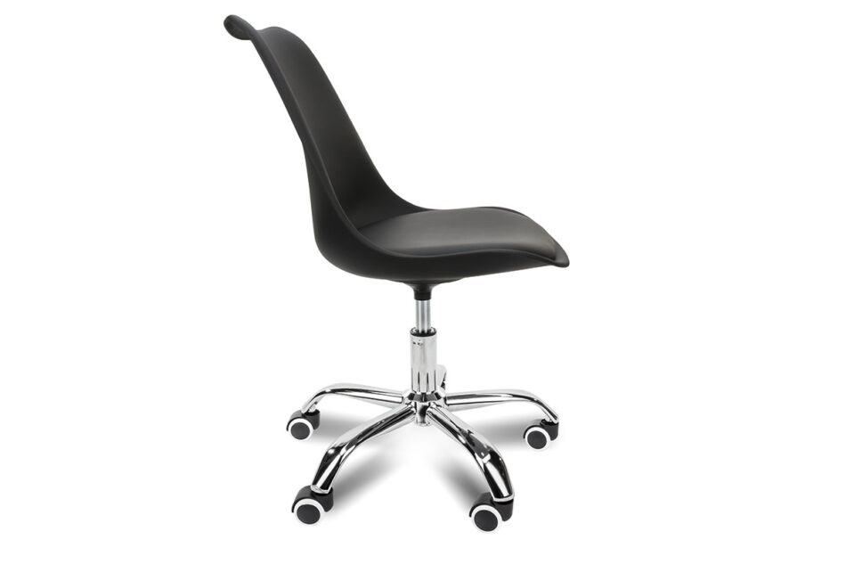 MOTUS Czarne krzesło obrotowe czarny - zdjęcie 3