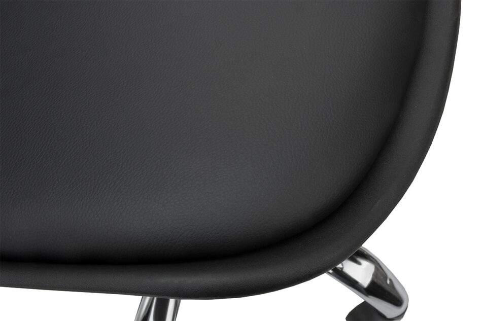 MOTUS Czarne krzesło obrotowe czarny - zdjęcie 6