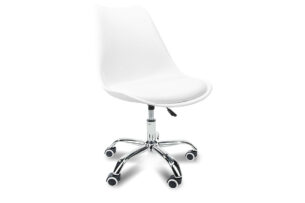 MOTUS, https://konsimo.pl/kolekcja/motus/ Białe krzesło obrotowe biały - zdjęcie