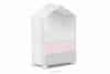 MIRUM Zestaw meble dla dziewczynki domki różowe 6 elementów biały/szary/różowy - zdjęcie 14