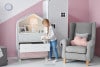 MIRUM Zestaw meble dla dziewczynki domki różowe 6 elementów biały/szary/różowy - zdjęcie 21