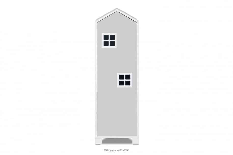 MIRUM Zestaw meble domki dla dzieci szare 6 elementów biały/szary - zdjęcie 8