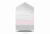 MIRUM Zestaw meble dla dziewczynki domki różowe 4 elementy biały/szary/różowy - zdjęcie 6