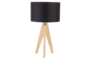 TRIPO, https://konsimo.pl/kolekcja/tripo/ Lampa stołowa czarny - zdjęcie