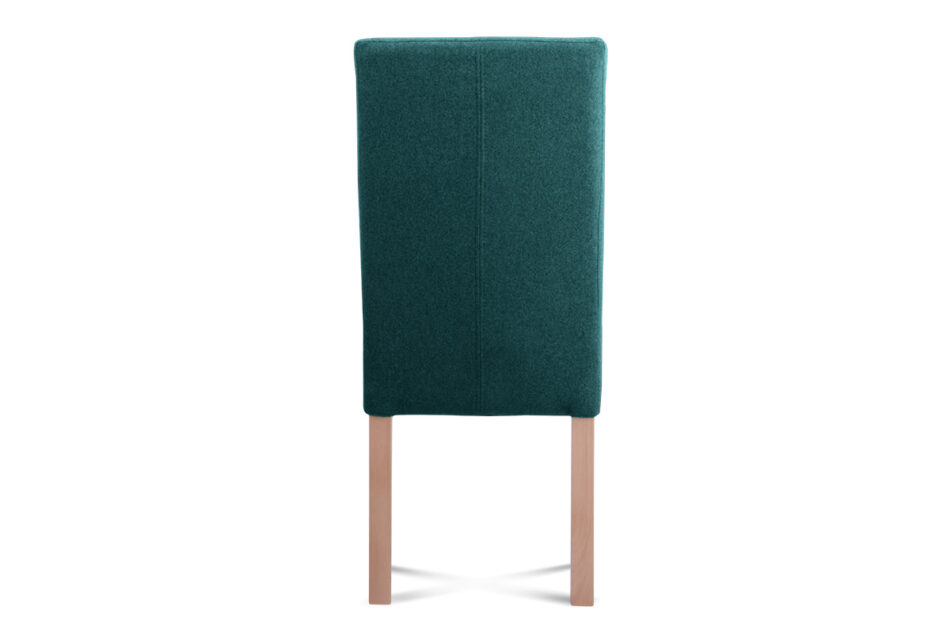 GAROS Krzesło drewniane do jadalni tkanina pleciona zielone zielony/buk - zdjęcie 6