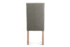 GAROS Krzesło drewniane do jadalni tkanina pleciona brązowe brązowy/buk - zdjęcie 3
