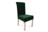 GLADIO Krzesło welurowe butelkowa zieleń ciemny zielony/buk - zdjęcie 4