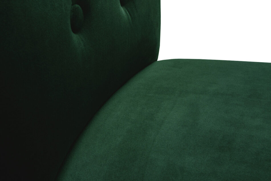 GLADIO Krzesło welurowe butelkowa zieleń ciemny zielony/buk - zdjęcie 6