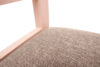 CLEMATI Drewniane bukowe krzesło tapicerowane beżowe siedzisko buk/beżowy - zdjęcie 6