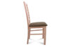 CLEMATI Drewniane bukowe krzesło tapicerowane brązowe siedzisko buk/brązowy - zdjęcie 2