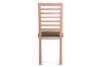 CLEMATI Drewniane bukowe krzesło tapicerowane brązowe siedzisko buk/brązowy - zdjęcie 4