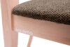 CLEMATI Drewniane bukowe krzesło tapicerowane brązowe siedzisko buk/brązowy - zdjęcie 7