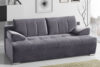 TANTO Nowoczesna pikowana sofa rozkładana szara szary - zdjęcie 2