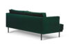 GANZO Sofa 3 osobowa do salonu z poduszkami butelkowa zieleń ciemny zielony/jasny zielony - zdjęcie 4