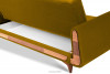 GUSTAVO Żółta sofa rozkładana welur żółty - zdjęcie 7