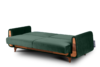 GUSTAVO Zielona sofa rozkładana welur ciemny zielony - zdjęcie 5