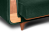 GUSTAVO Zielona sofa rozkładana welur ciemny zielony - zdjęcie 6