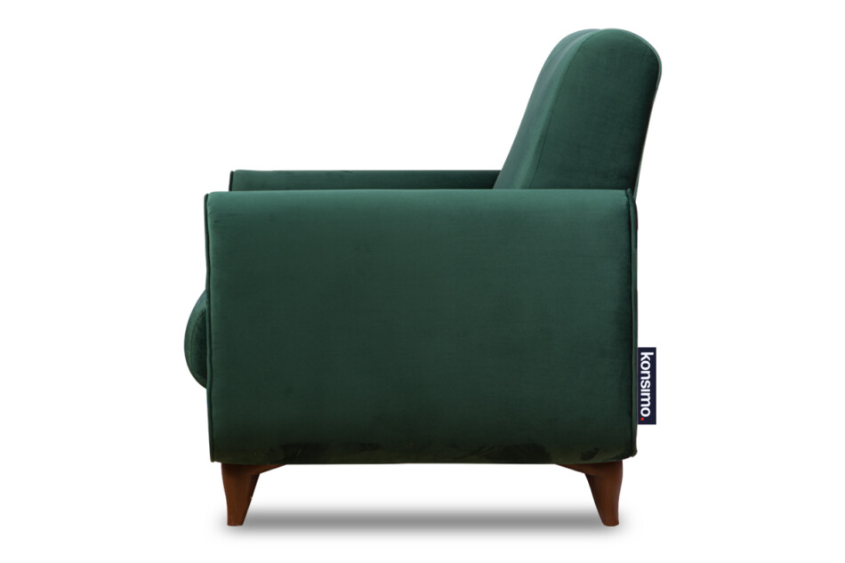 GUSTAVO Zielony fotel do salonu welur zielony - zdjęcie 2