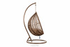 CULLUS Fotel wiszący kokon + pokrowiec brązowy/beżowy - zdjęcie 7