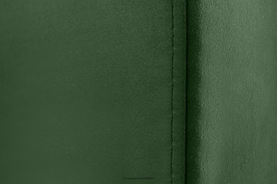 SATEO Sofa z funkcją spania z pojemnikiem na pościel welwet butelkowa zieleń ciemny zielony - zdjęcie 6
