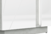 HOSTA Szklana witryna lewa biała z połyskiem glamour biały połysk - zdjęcie 8