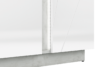 HOSTA Duża komoda biała z połyskiem glamour biały połysk - zdjęcie 7