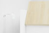 BUBO Podwójna półka dziecięca domek wisząca biała biały/drewno bukowe - zdjęcie 5