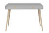 SOFTLINE Skandynawskie biurko na nóżkach szare szary/dąb - zdjęcie 1