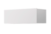 MORIO Nowoczesna zamykana wisząca szafka biała biały - zdjęcie 1