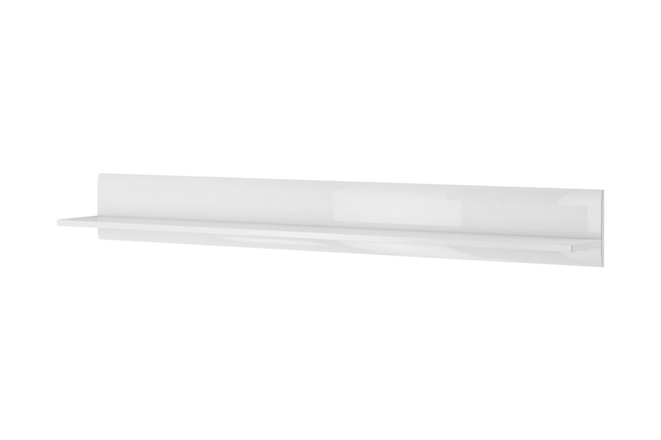TULSA Półka wisząca180 cm  w stylu modern biały połysk biały połysk - zdjęcie 0