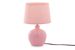 LOSA, https://konsimo.pl/kolekcja/losa/ Lampa stołowa różowy - zdjęcie