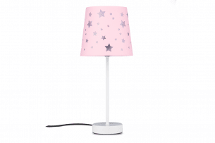 TATI, https://konsimo.pl/kolekcja/tati/ Lampa stołowa dla dziewczynki różowy - zdjęcie