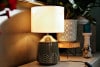HYSSO Lampa stołowa szary/biały - zdjęcie 7
