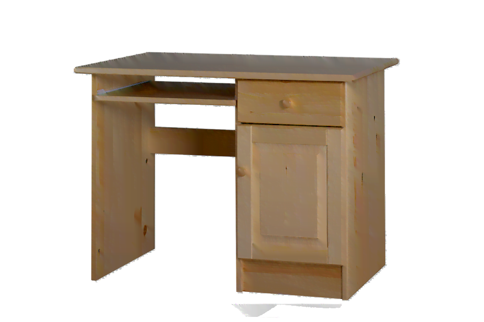 TARDA Drewniane biurko z półkami i szufladą sosna naturalna - zdjęcie 0