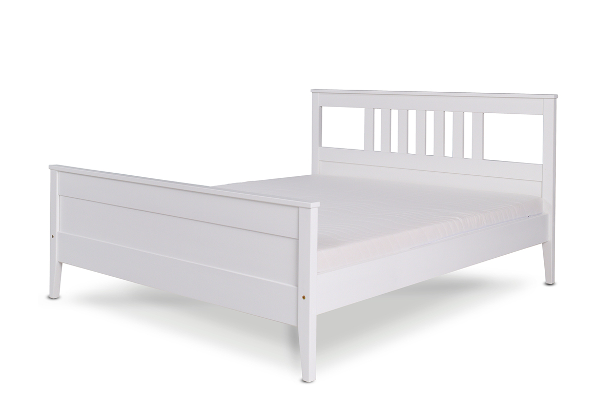 Sosnowa rama łóżka 90 x 200 biała