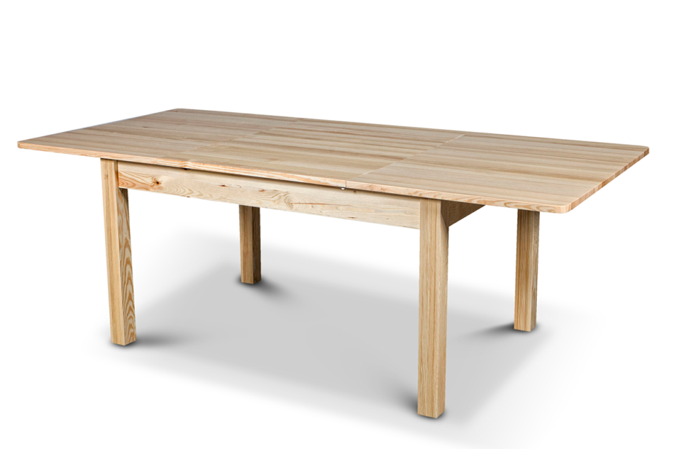 LISSO Stół rozkładany sosnowy 140 cm sosna naturalna - zdjęcie 2