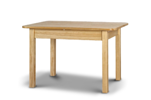 LISSO, https://konsimo.pl/kolekcja/lisso/ Rozkładany stół sosnowy 120 cm sosna naturalna - zdjęcie
