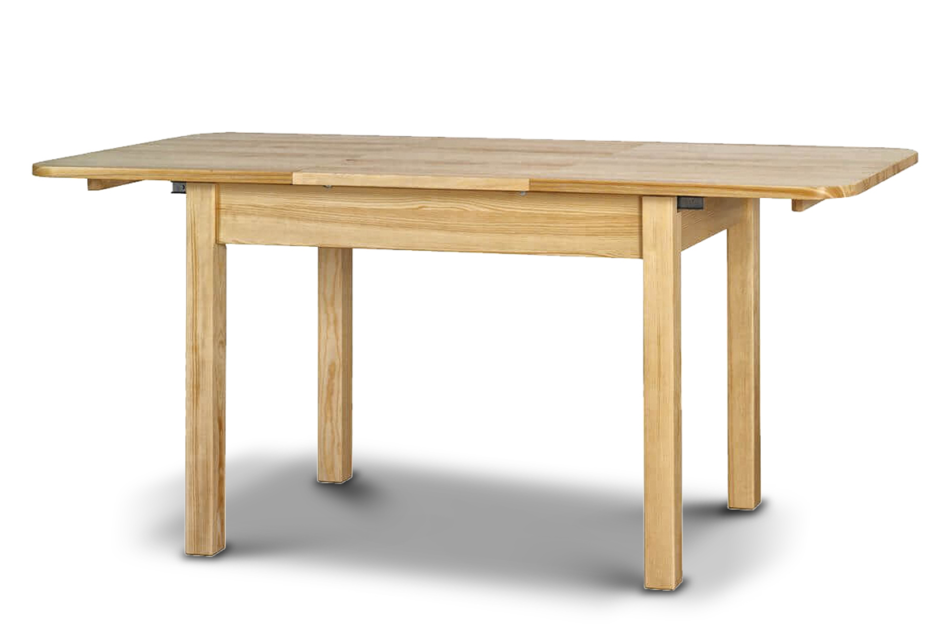 LISSO Rozkładany stół sosnowy 120 cm sosna naturalna - zdjęcie 2