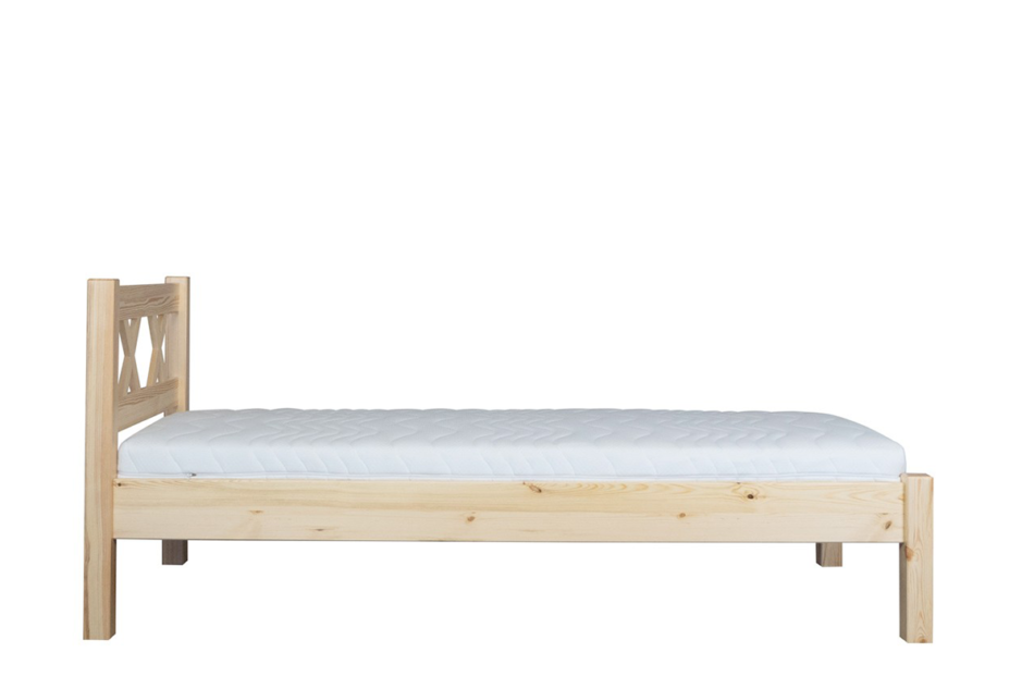 LISSO Rama łóżka sosnowa 160x200 sosna naturalna - zdjęcie 3