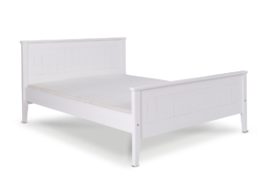 RONTI, https://konsimo.pl/kolekcja/ronti/ Rama łóżka 90 x 200 cm biała biały - zdjęcie