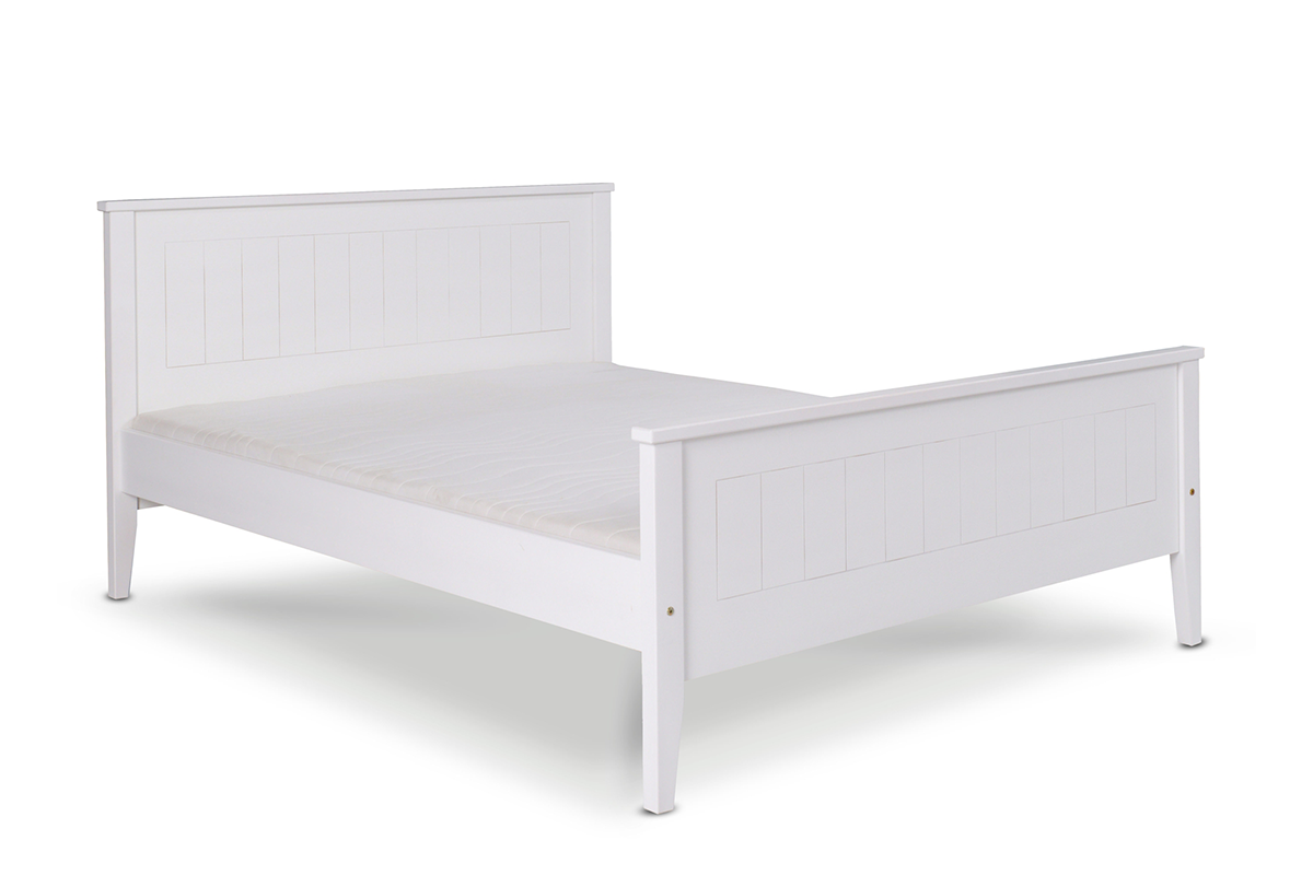 Rama łóżka 90 x 200 cm biała