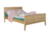 RONTI Rama łóżka 140 x 200 cm dąb dąb - zdjęcie 1