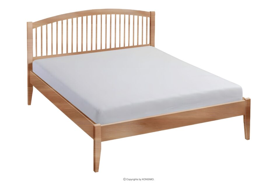 ALPI Rama łóżka z drewna sosnowego 180 x 200 dąb dąb - zdjęcie 2