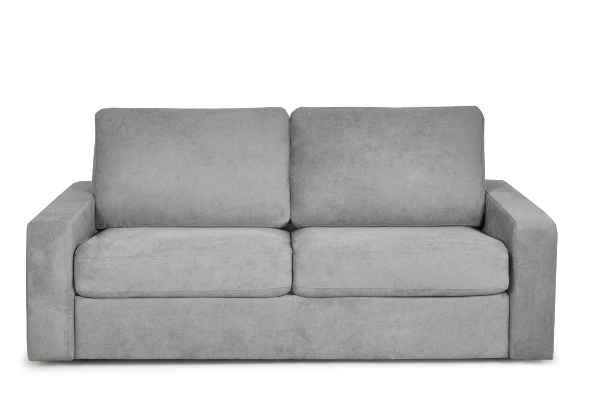 Sofa rozkładana 3 osobowa system włoski szara