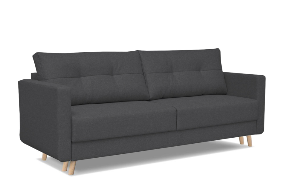 CONCOLI Rozkładana sofa DL z poduchami szara ciemny szary - zdjęcie 1